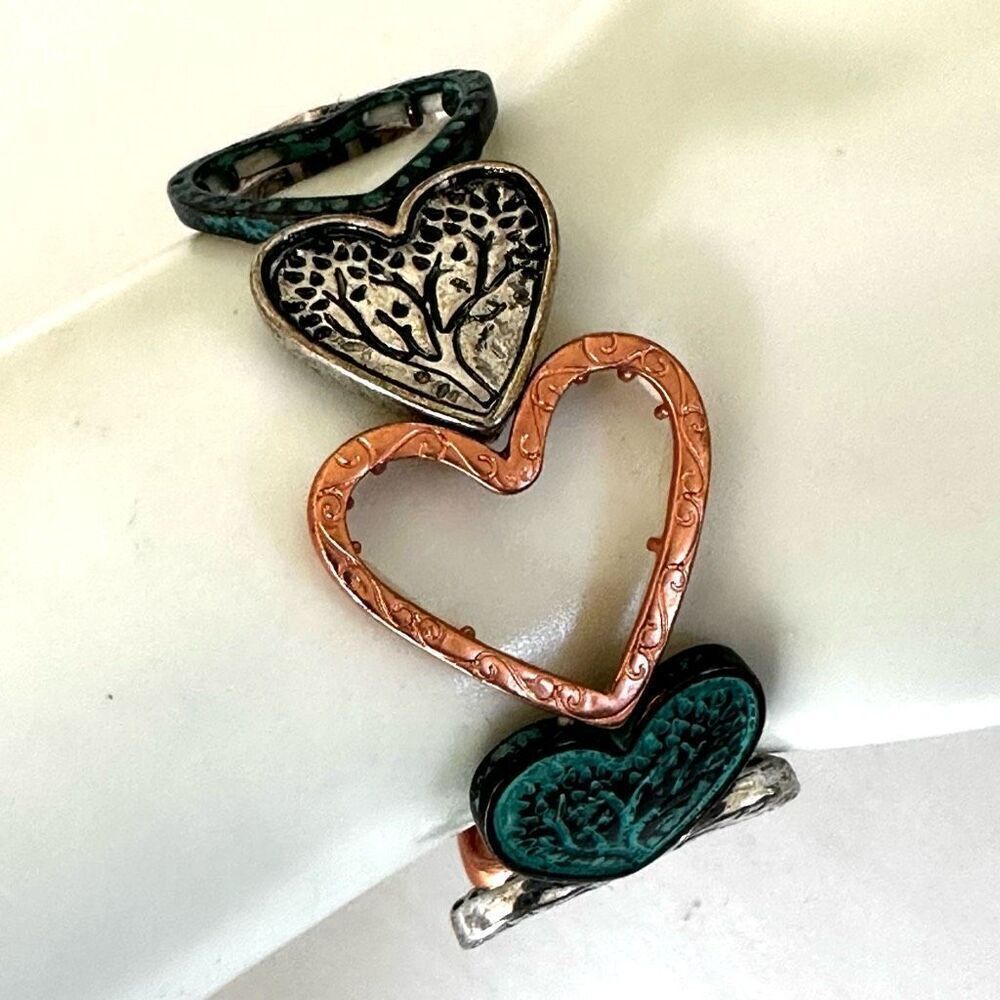 Heart stretchy bracelet